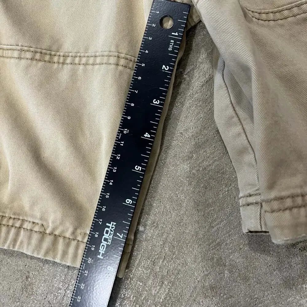 Vintage Y2K Abercrombie and fitch baggy Cargo Shorts Tan 30”